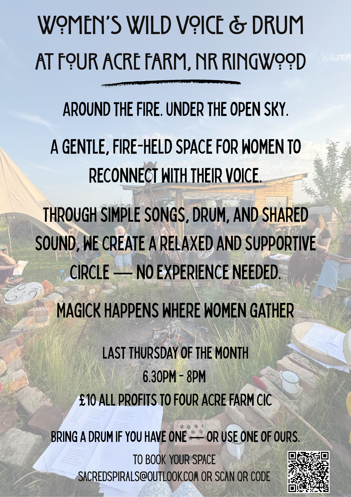 AUGUST 27th Women’s Wild Voice & Drum